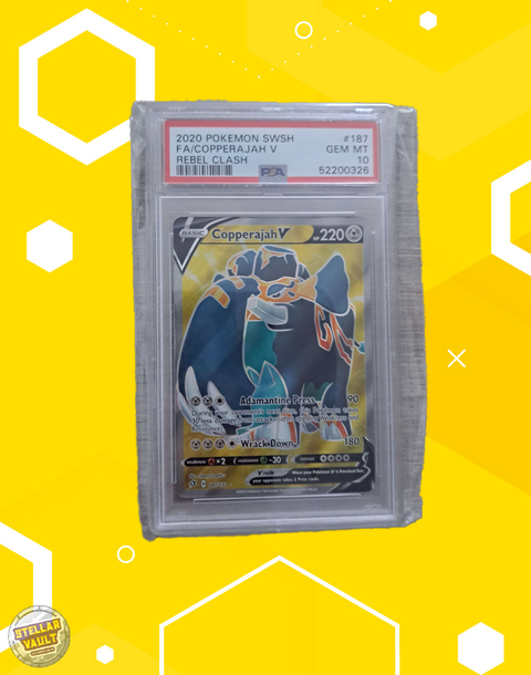 Pokemon Rebel Clash FA Copperajah V PSA 10 Graded Slab