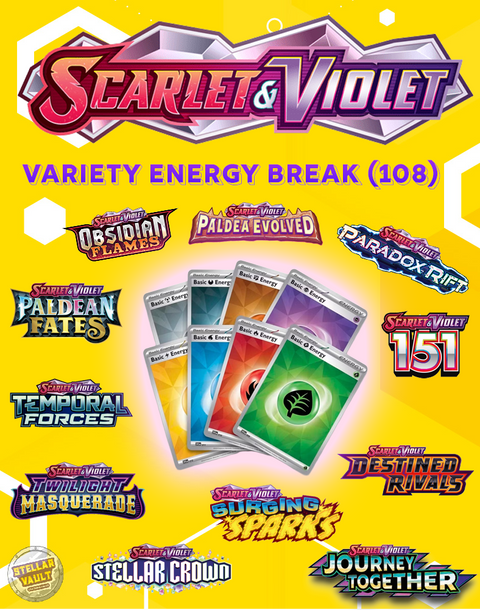 Pokemon Scarlet & Violet Variety Energy Break! (108)
