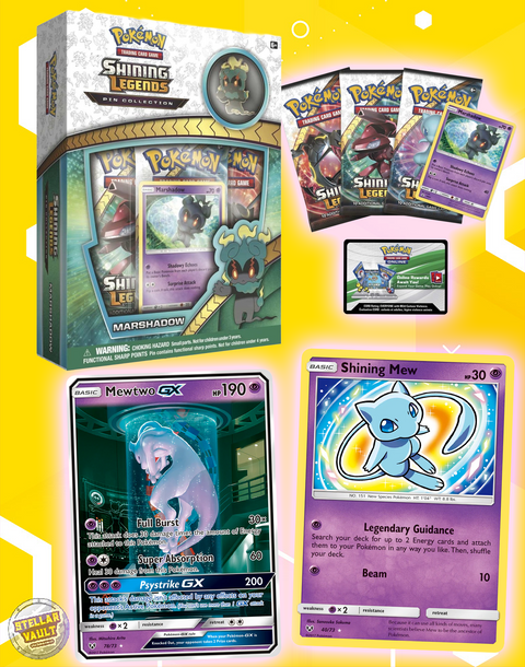 Pokemon Sun & Moon Shining Legends Marshadow Pin Collection Box