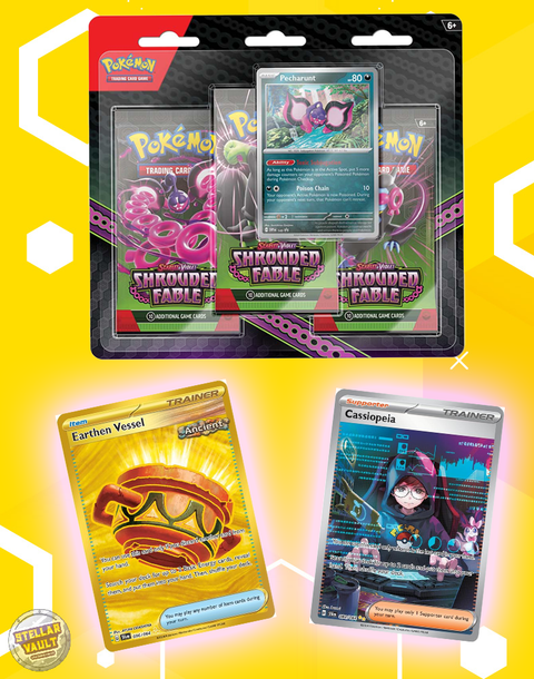 Pokemon Scarlet & Violet Shrouded Fable 3-Pack Blister