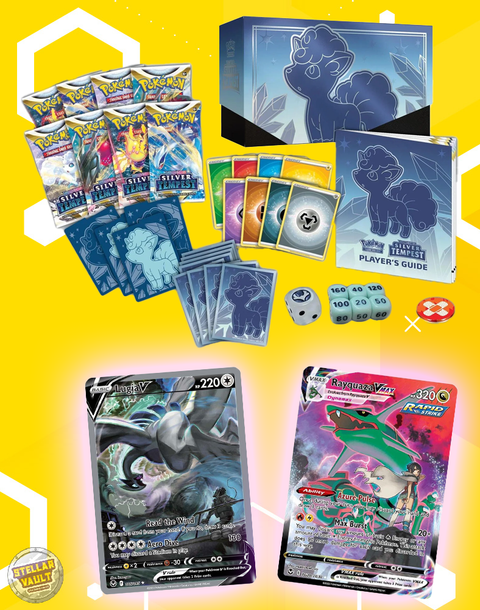 Pokemon Sword & Shield Silver Tempest Elite Trainer Box