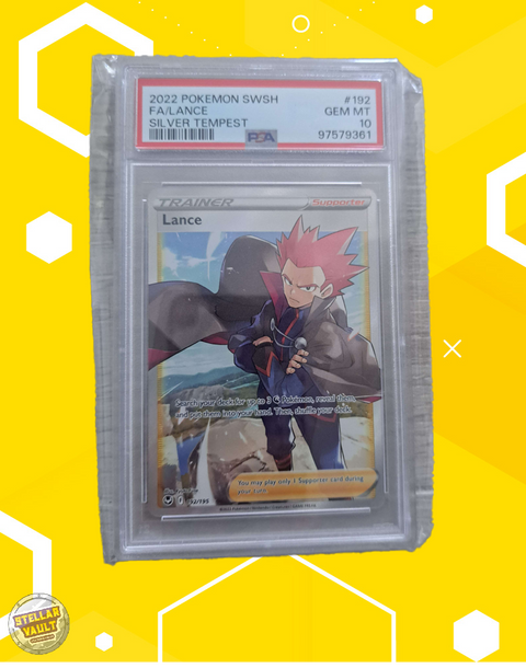 Pokemon Silver Tempest FA Lance PSA 10 Graded Slab