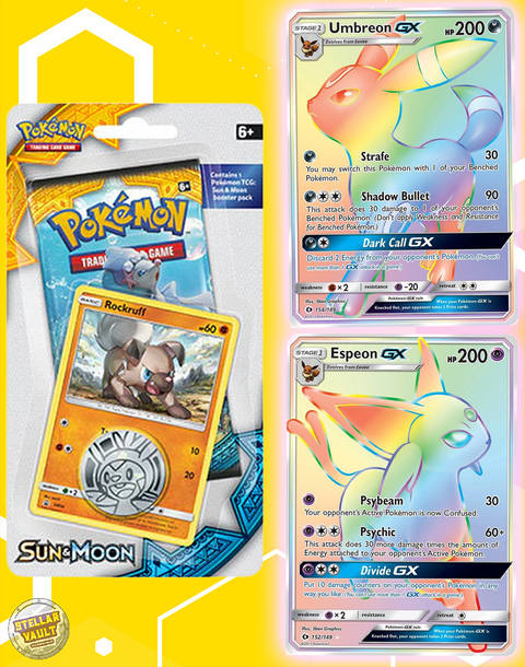 Pokemon Sun & Moon Base Set Checklane Blister (Rockruff)
