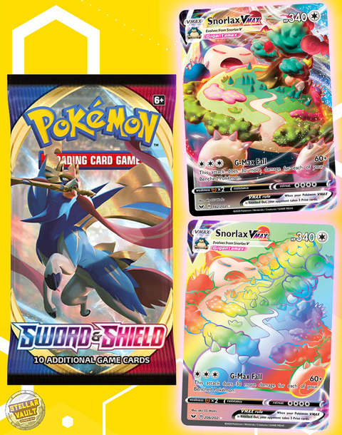 Pokemon Sword & Shield Base Set Booster Pack Stellar Vault Pokemon Sword & Shield Base Set Booster Pack Stellar Vault