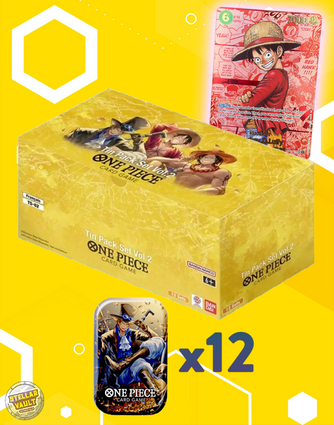 One Piece Tin TS-02 Sealed Display (x12 Tins)