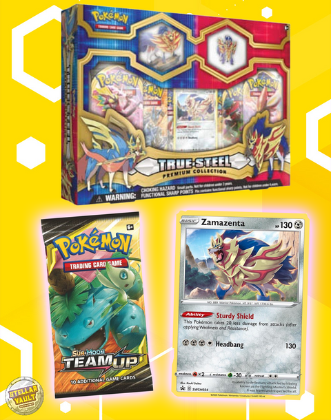 Pokemon Sword & Shield True Steel Premium Collection Box (Zamazenta)