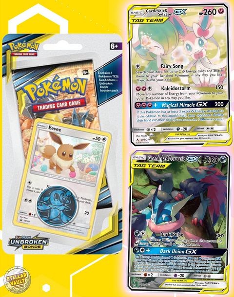 Pokemon Sun & Moon Unbroken Bonds Checklane Blister (Eevee)
