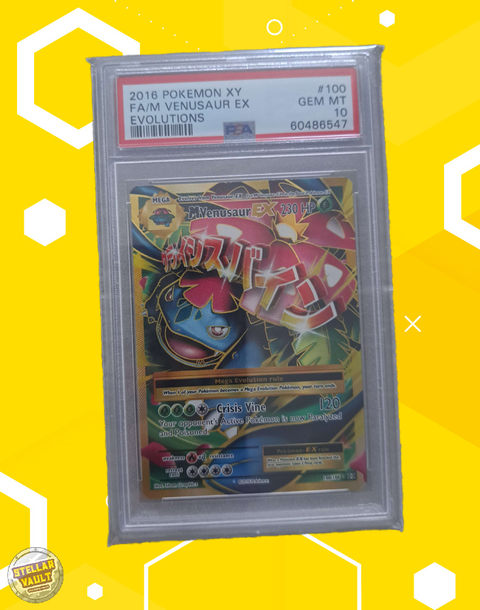 Pokemon XY Evolutions FA Mega Venusaur EX PSA 10 Graded Slab