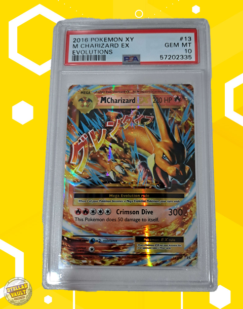 Pokemon XY Evolutions Mega Charizard EX PSA 10 Graded Slab