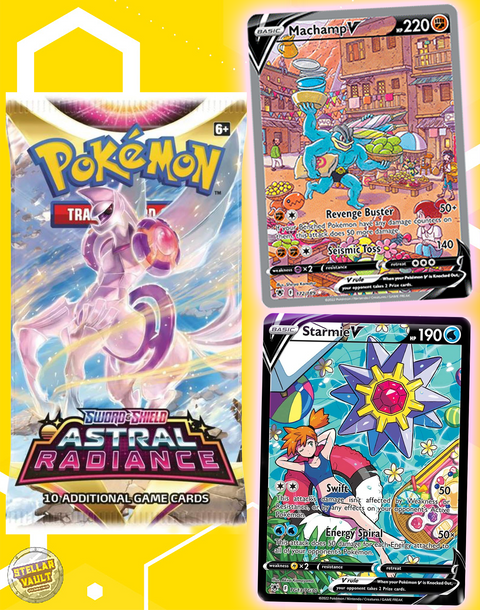 Pokemon Sword & Shield Astral Radiance Booster Pack Stellar Vault Pokemon Sword & Shield Astral Radiance Booster Pack Stellar Vault