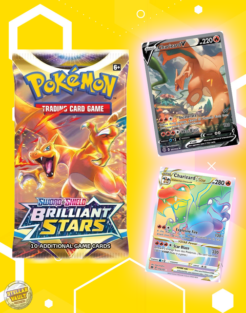 Pokemon Sword & Shield Brilliant Stars Booster Pack