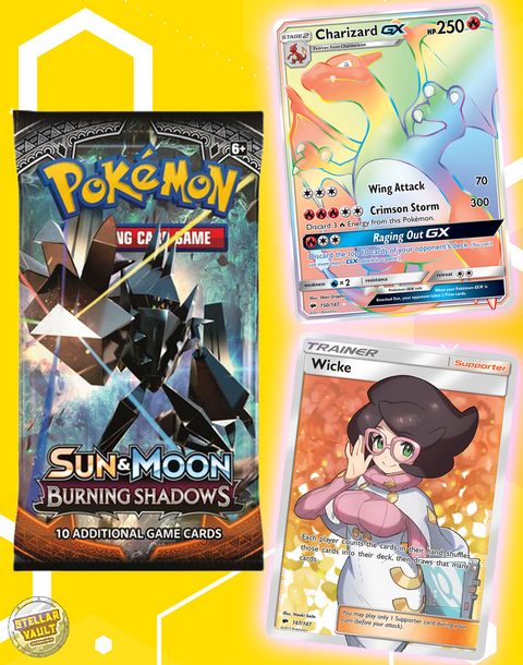 Pokemon Sun & Moon Burning Shadows Booster Pack Stellar Vault Pokemon Sun & Moon Burning Shadows Booster Pack Stellar Vault