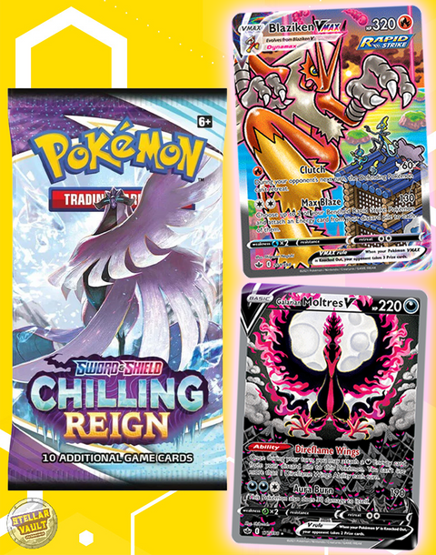 Pokemon Sword & Shield Chilling Reign Booster Pack Stellar Vault Pokemon Sword & Shield Chilling Reign Booster Pack Stellar Vault
