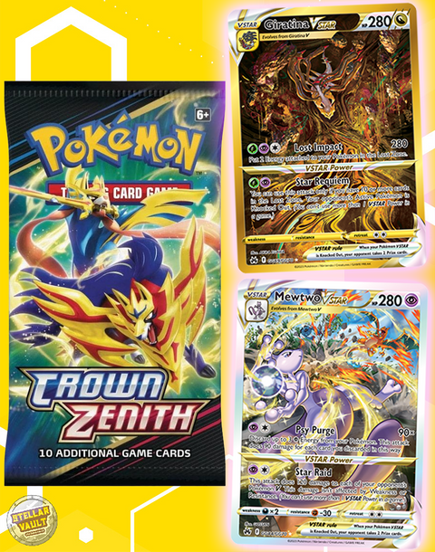 Pokemon Sword & Shield Crown Zenith Booster Pack Stellar Vault Pokemon Sword & Shield Crown Zenith Booster Pack Stellar Vault