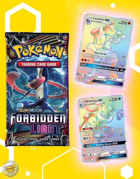 Pokemon Sun & Moon Forbidden Light Booster Pack