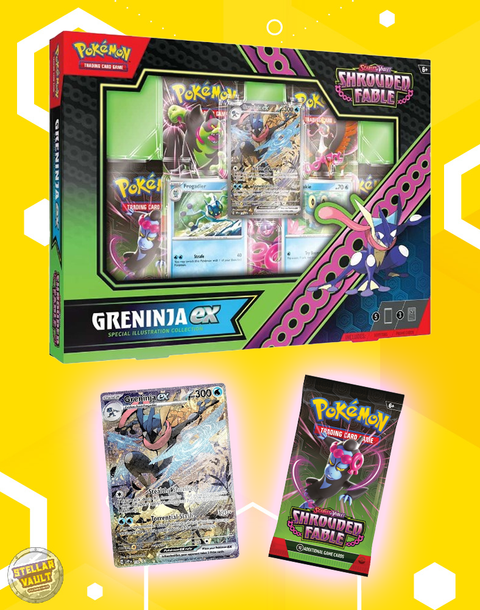 Pokemon Scarlet & Violet Shrouded Fable Greninja EX Box