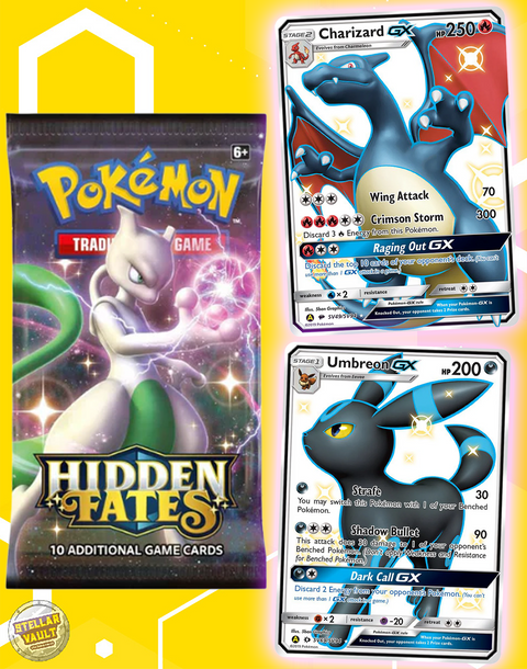 pokemon sun and moon hidden fates booster pack Pokemon Sun & Moon Hidden Fates Booster Pack – Stellar Vault