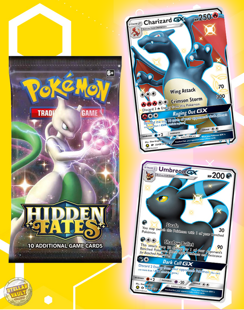 Pokemon Sun & Moon Hidden Fates Booster Pack