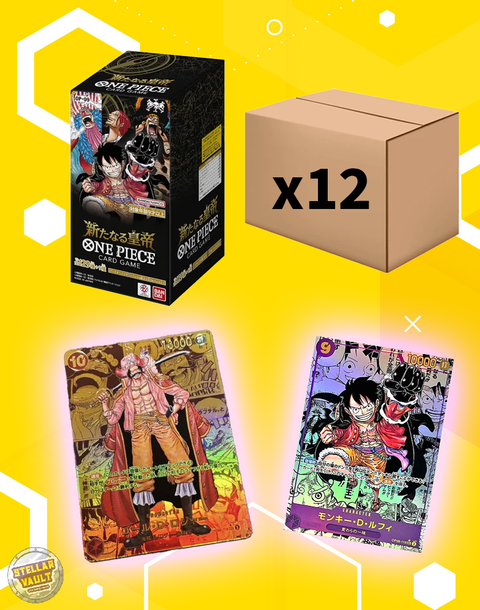 One Piece OP-09 Four Emperors Japanese Booster Case (12 Boxes)