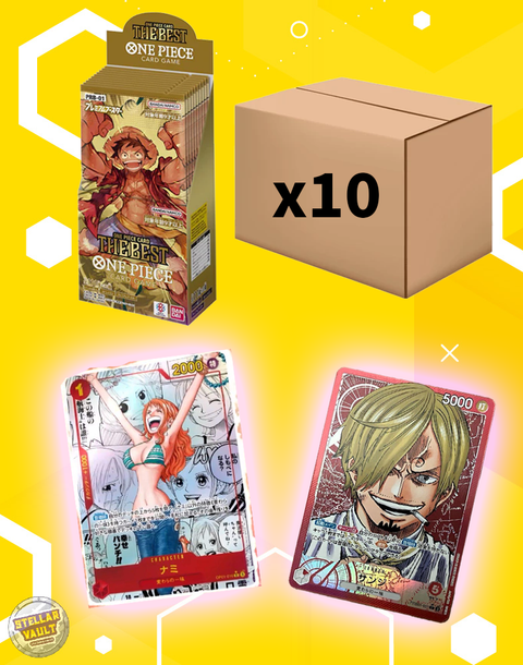 One Piece PRB-01 The Best Japanese Booster Case (10 Boxes)