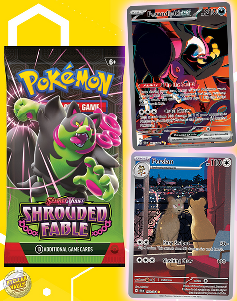 Pokemon Scarlet & Violet Shrouded Fable Booster Pack Stellar Vault Pokemon Scarlet & Violet Shrouded Fable Booster Pack Stellar Vault