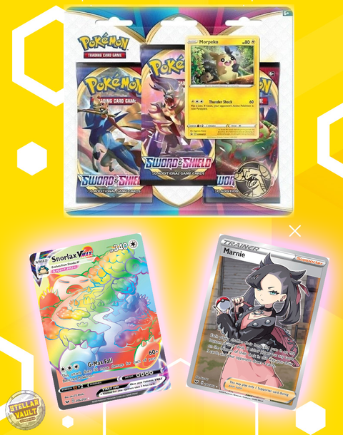 Pokemon Sword & Shield Base Set 3-Pack Blister